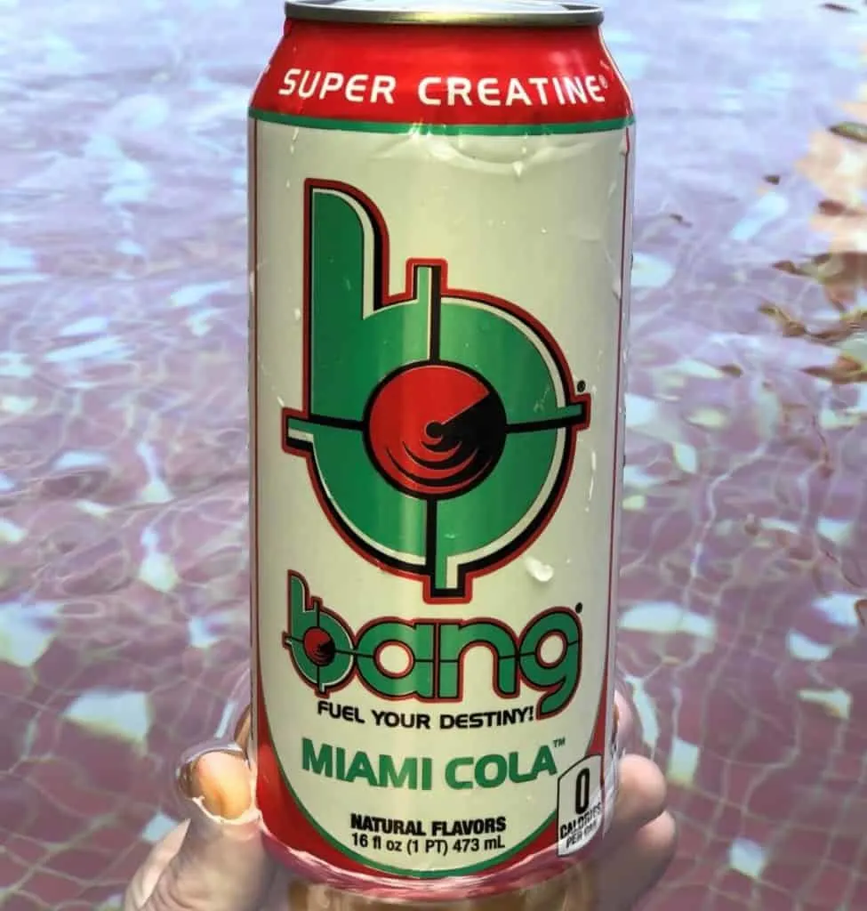 A photo of Bang Energy drink in Miami Cola flavor