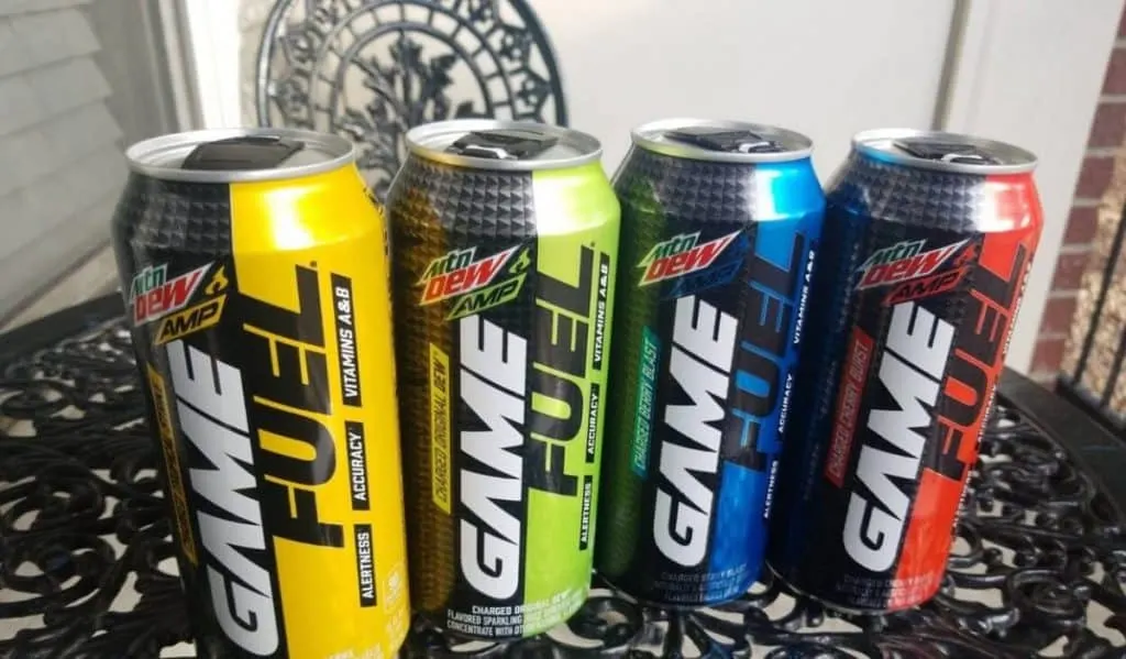 Game Fuel Energy Drink Flavors 