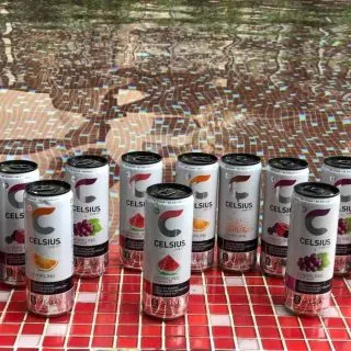Photo of cans of Celsius Energy Drink