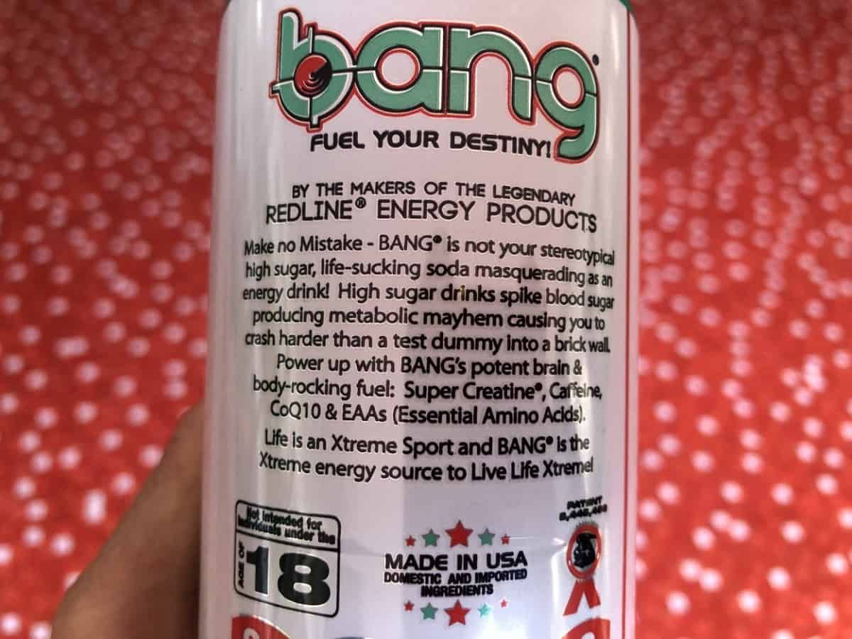 Bang Energy Drink description