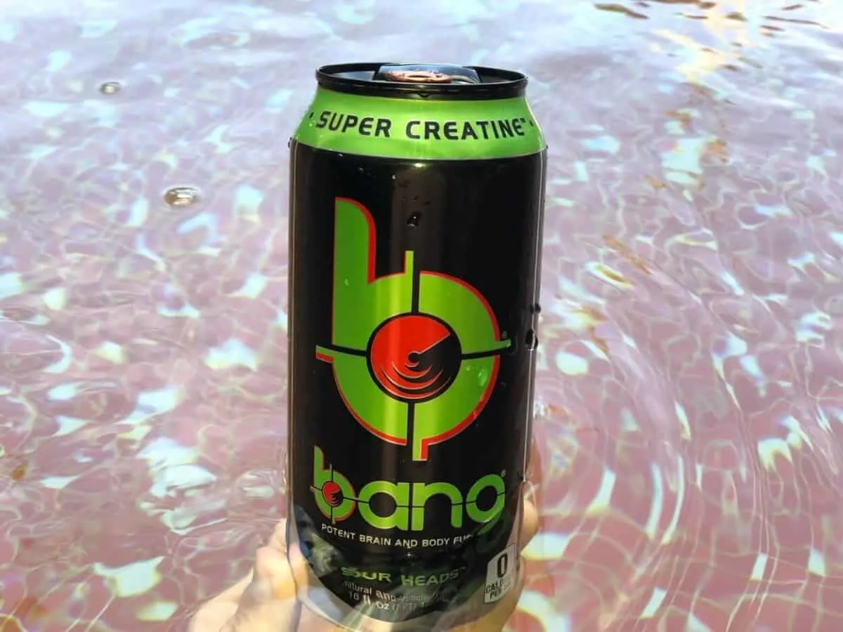 a can of Bang