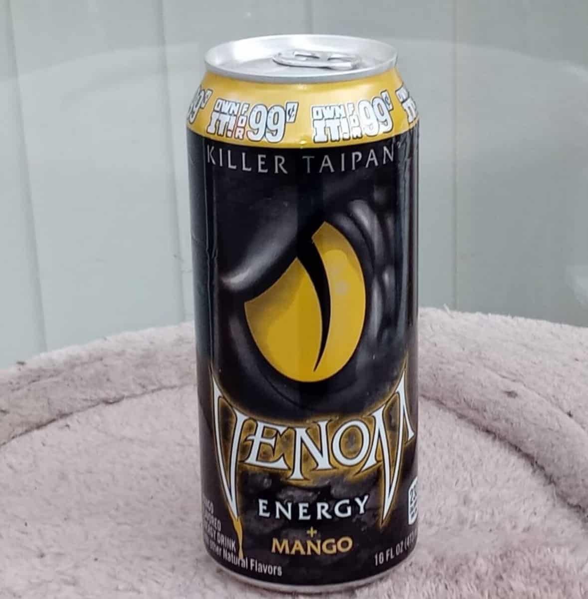 Venom Energy drink, Black can