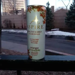 A can of Aspire energy drink