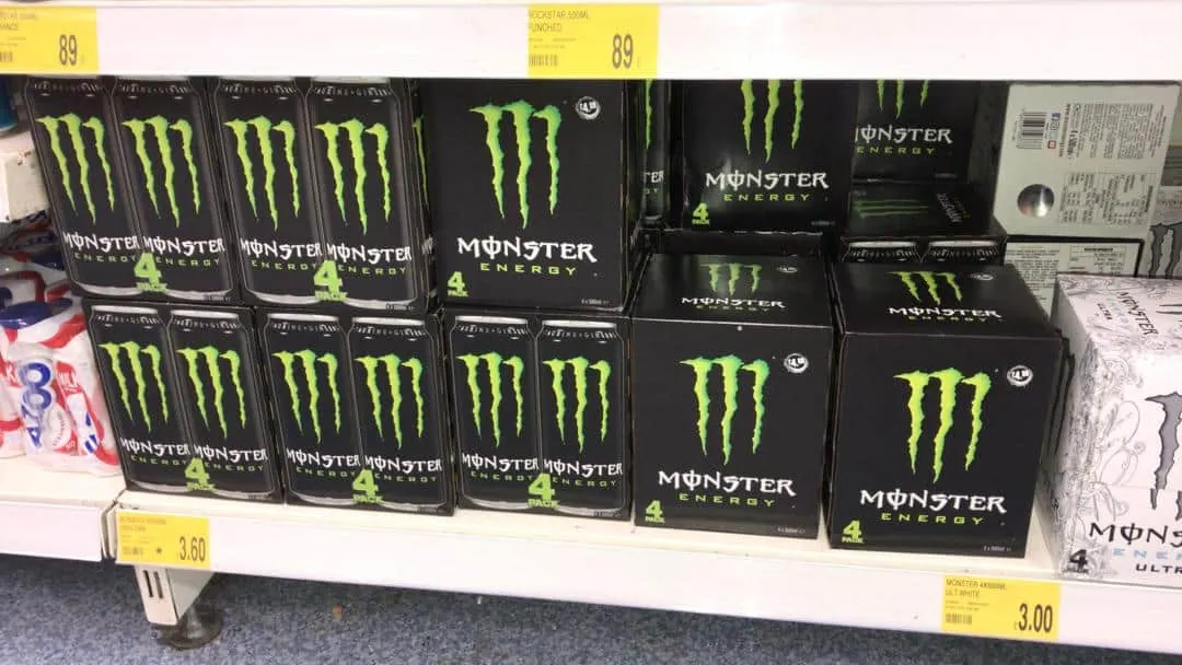 Monster Energy in Physical Stores