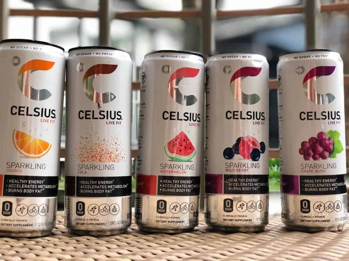 Assortment of Celsius Energy Drink