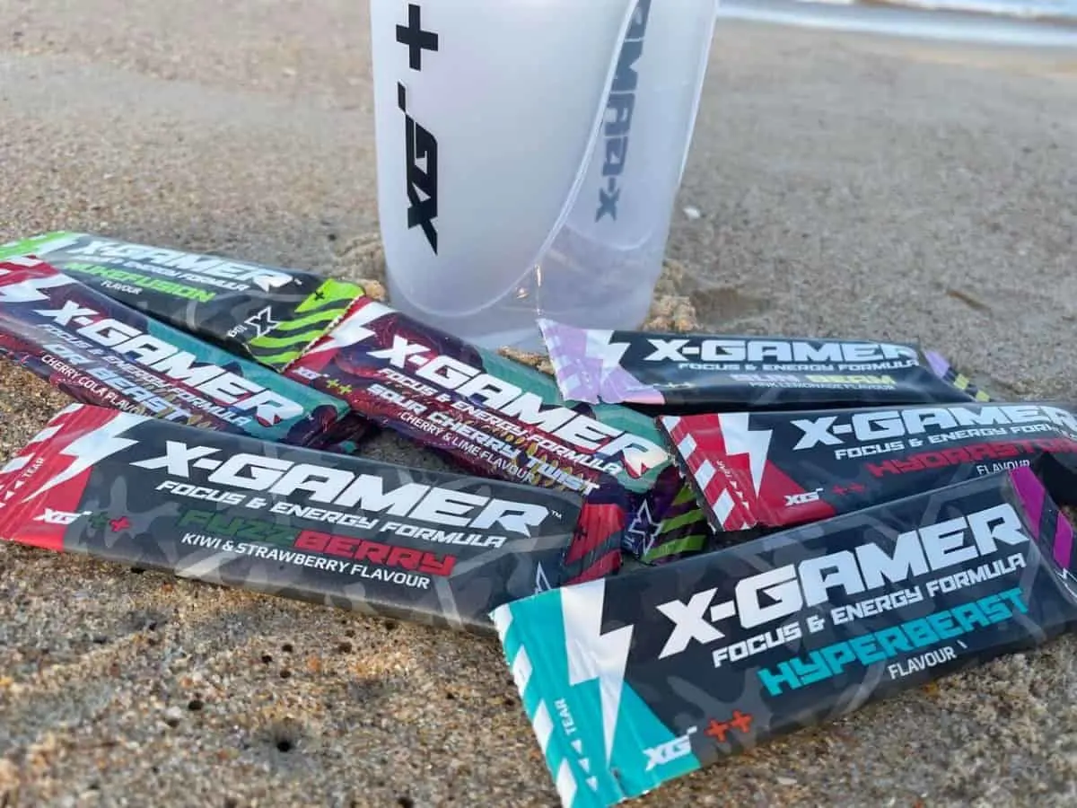 Different flavors of X-Gamer energy drink