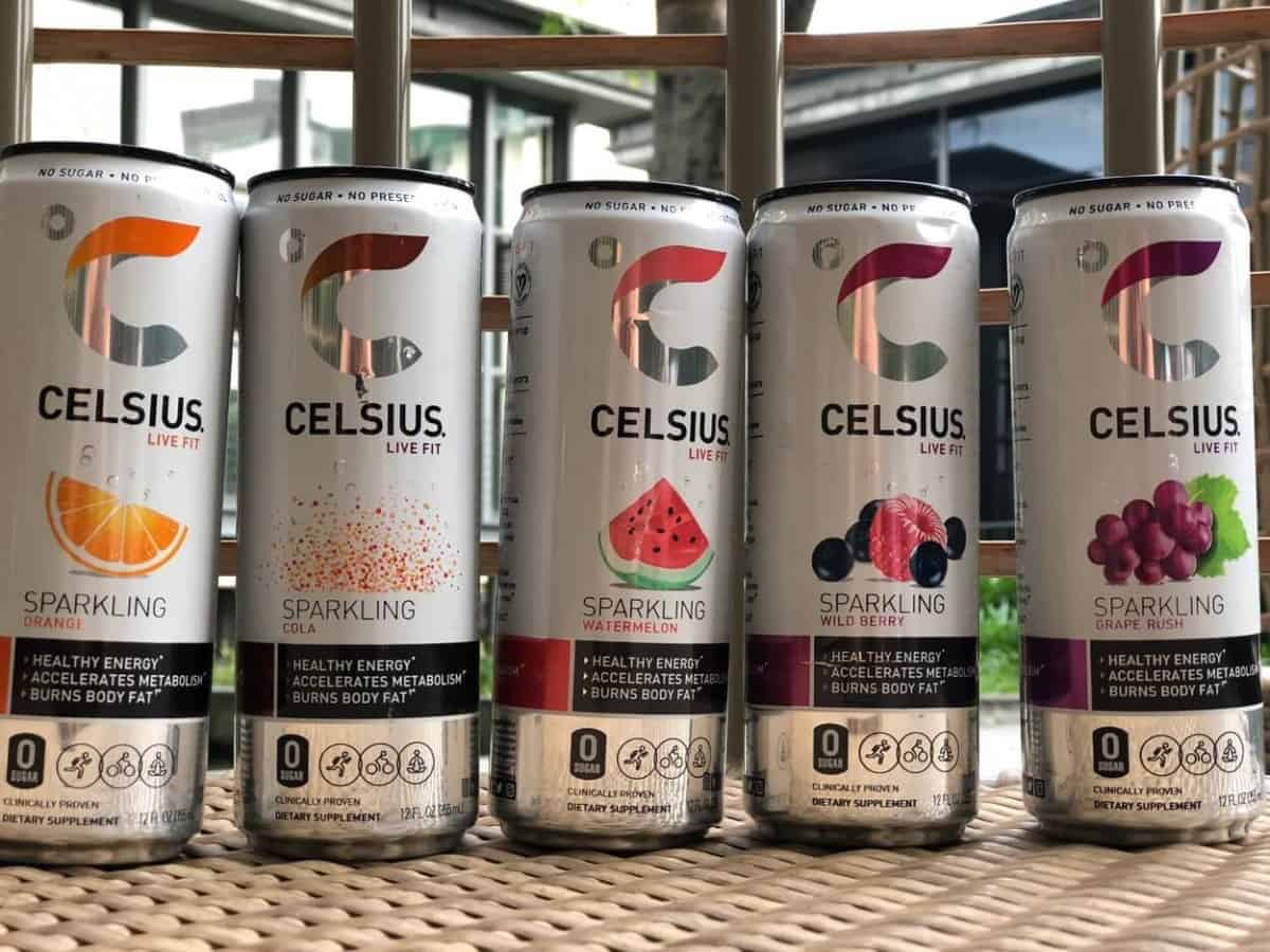 Celsius energy drink in different flavors