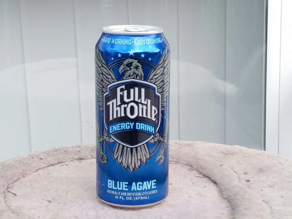 Blue Agave Flavor of Full Throttle Energy Drinks