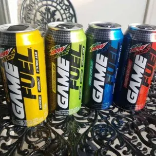 Different flavors of Game Fuel.