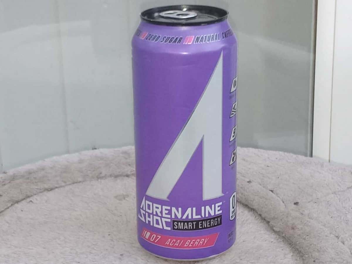 A can of Adrenaline Shoc