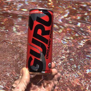 Picture of a can of Guru energy drink.