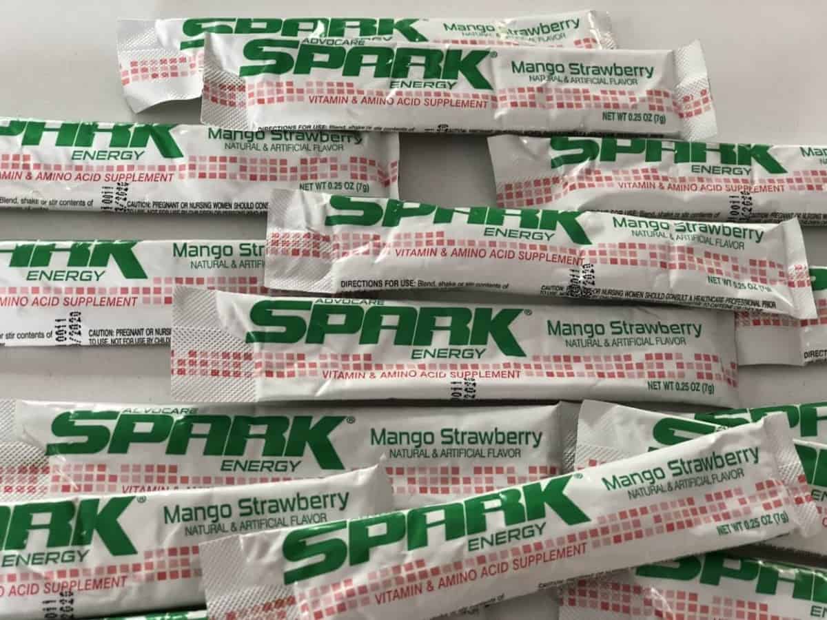Advocare Spark comes in these small packets making it super convenient to carry.
