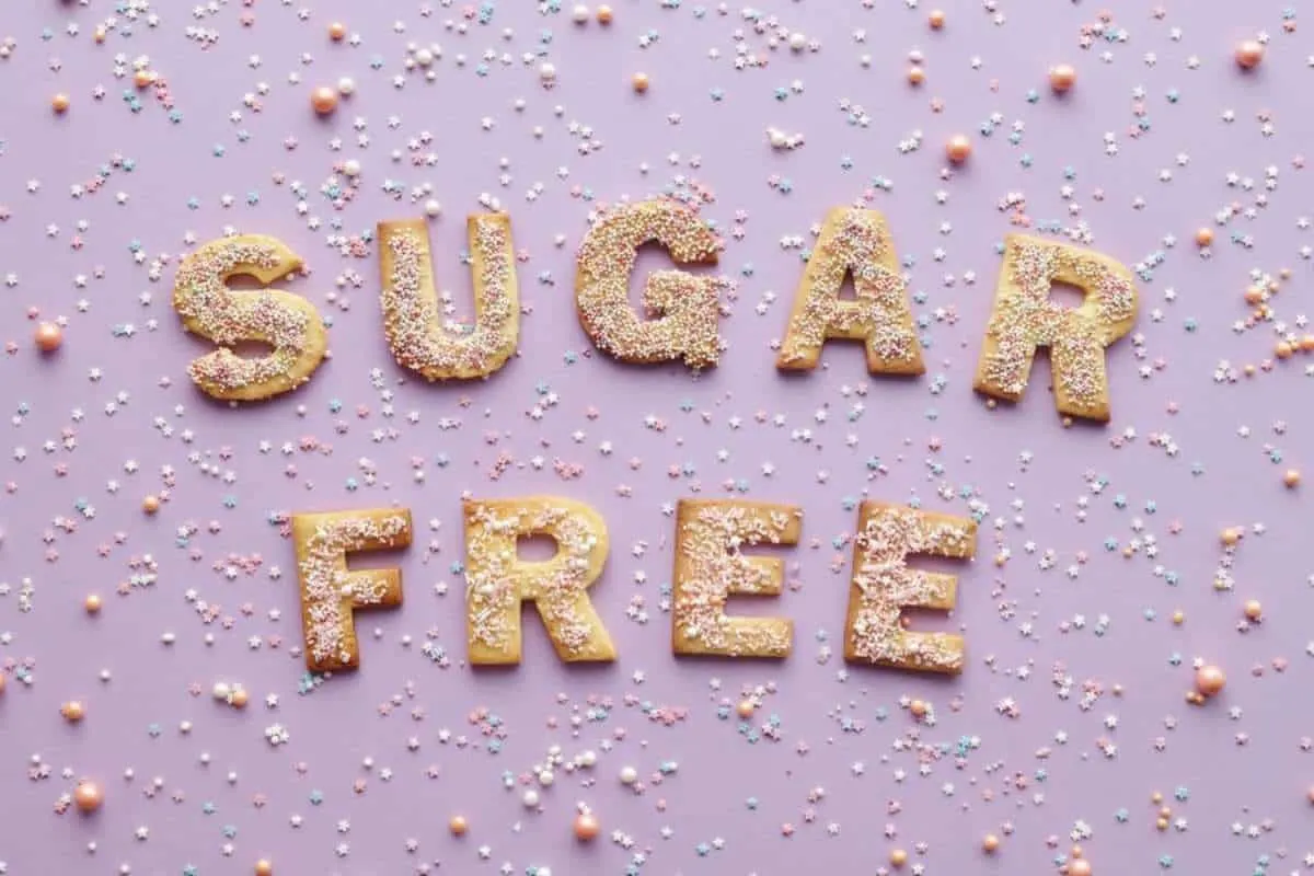 A photo of sugar free.