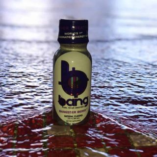 One 3 ounce of Bang Shot energy drink bangster berry.