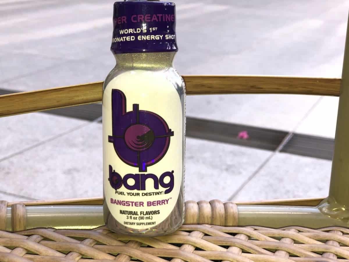 Bangster Berry flavor of Bang energy shots