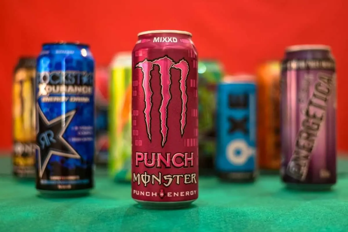 Different kinds os energy drink brand
