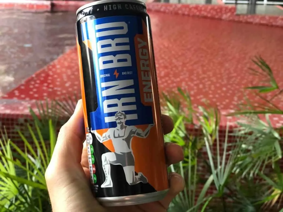 A can of Irn-Bru Energy