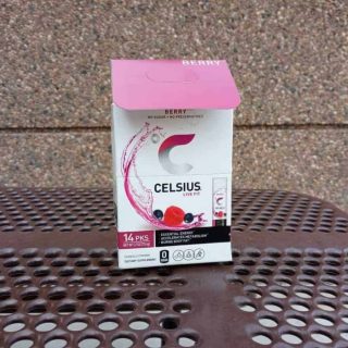 A packet of Celsius on-the-go