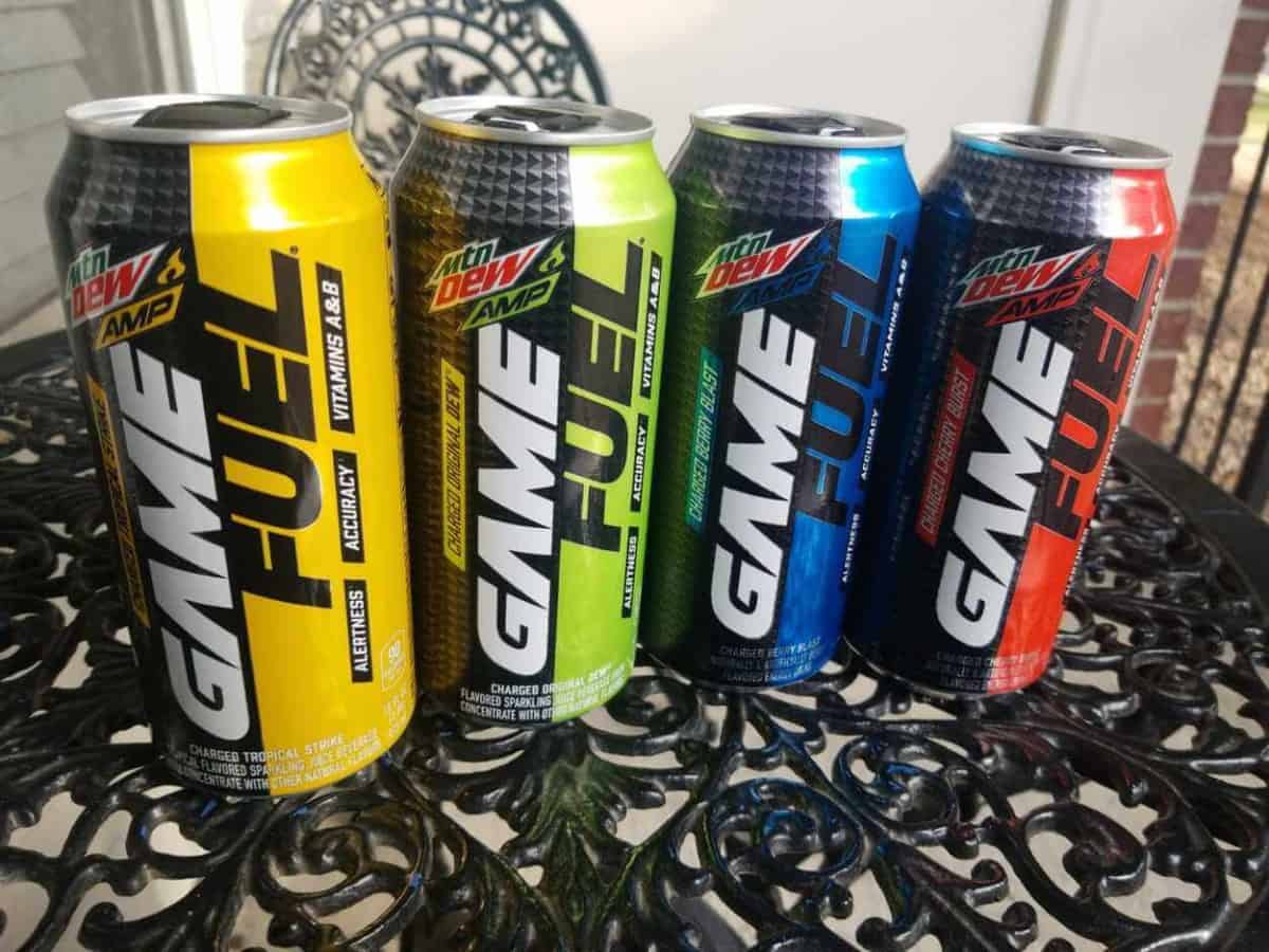 game fuel in different flavors