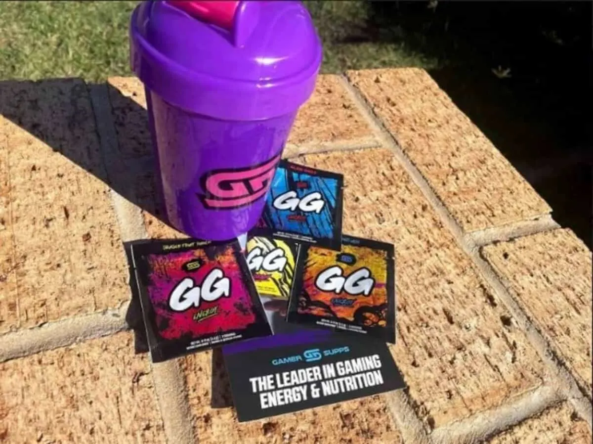 GG energy drinks in packets