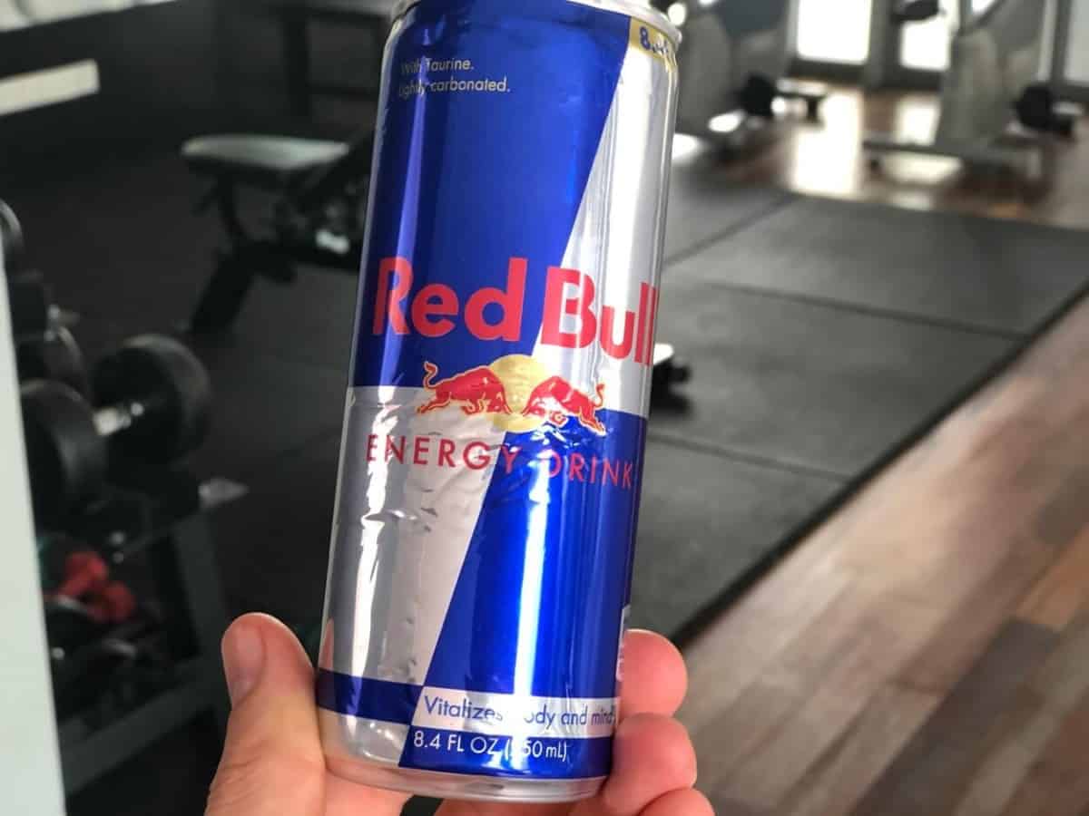 A can of Red Bull Original.