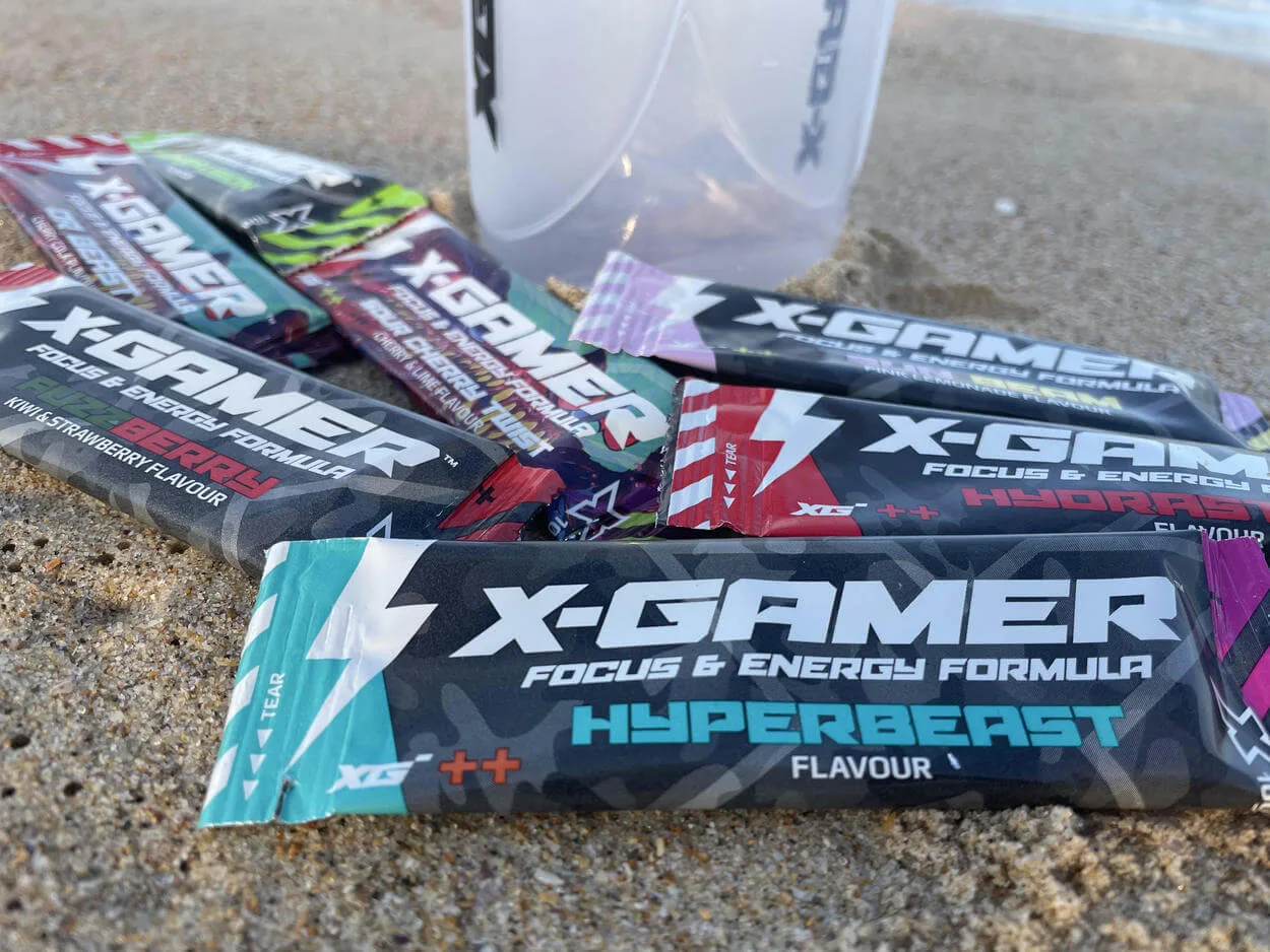 Different flavors of X-Gamer in pack.