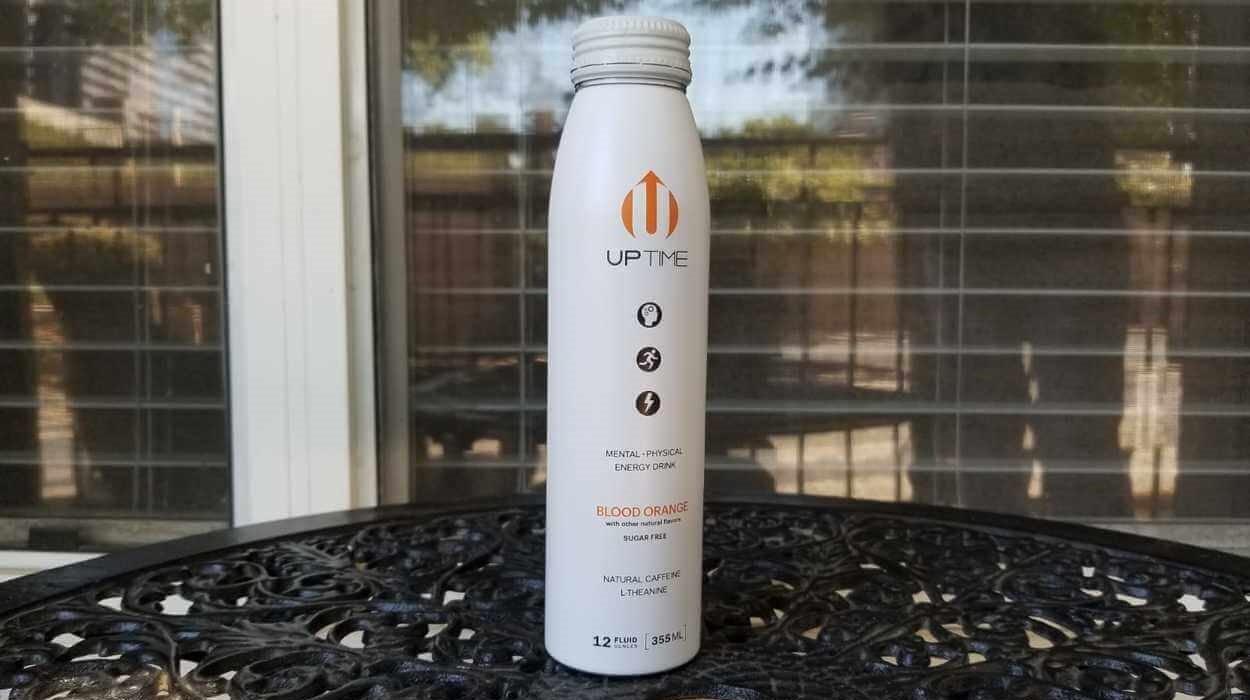 Uptime energy drink bottle