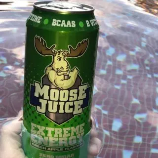 A can of Moose Juice