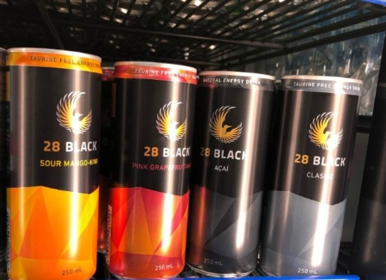 Different flavors of 28 Black Energy.