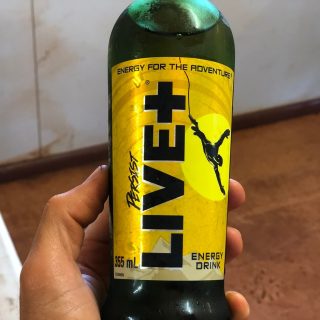 A bottle of Live+