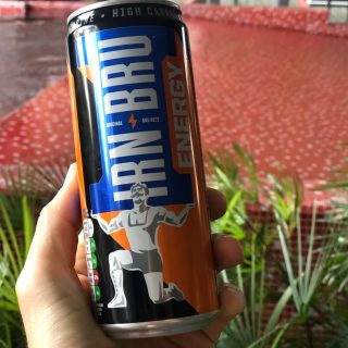 A can of Irn Bru Energy