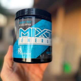 a tub of MIXT Energy