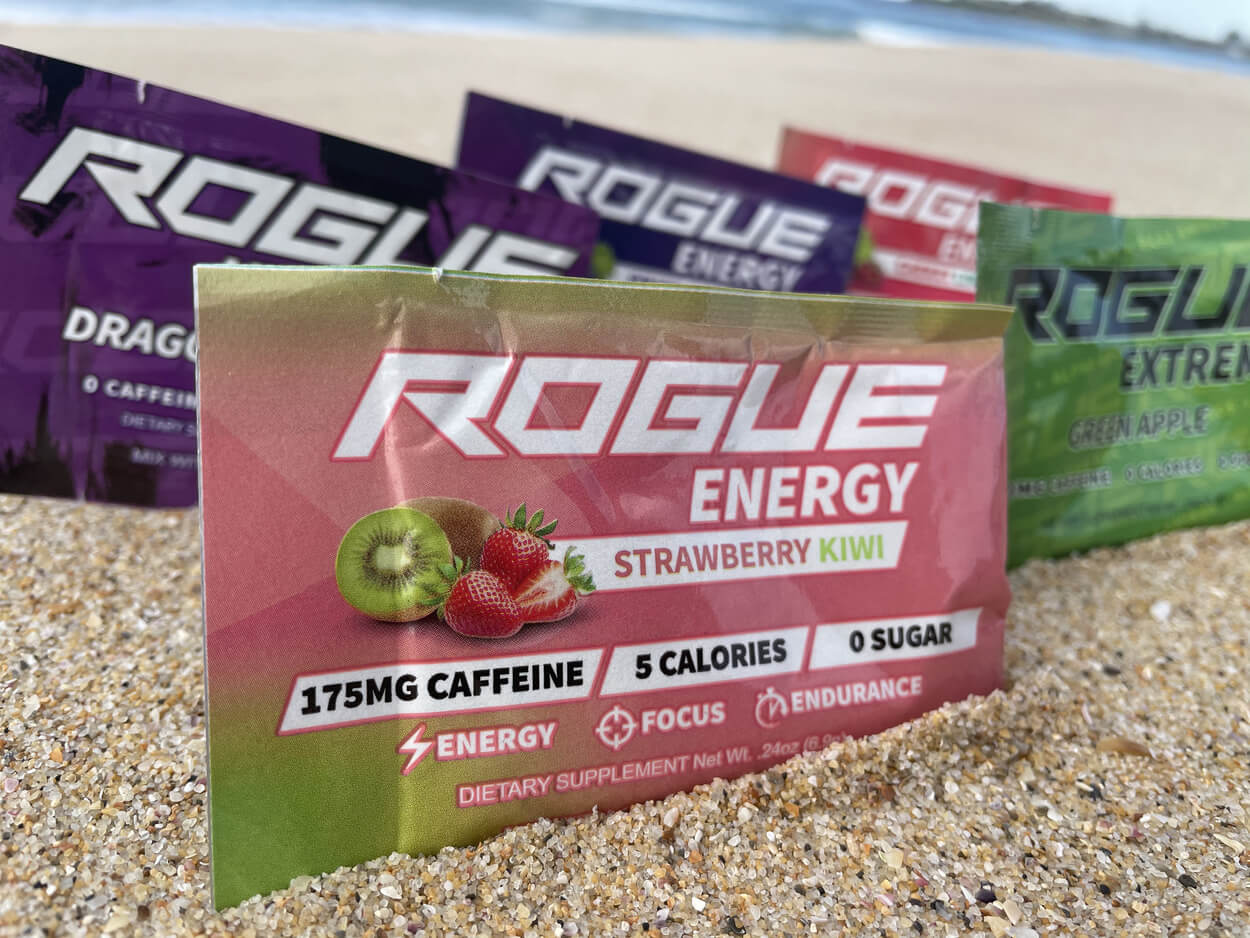 Rogue Energy in sachets