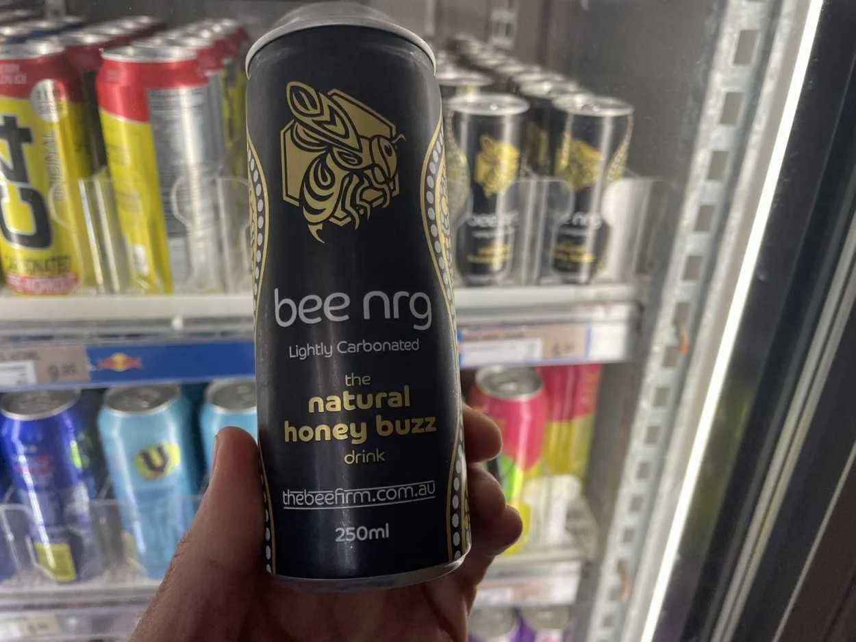 A can of Bee NRG drink