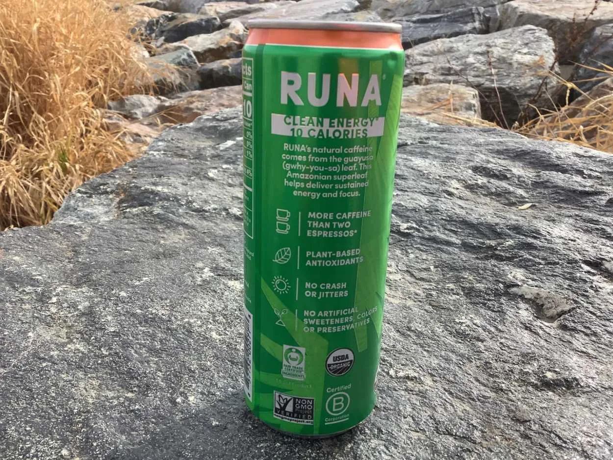 A can of Runa Clean Energy drink