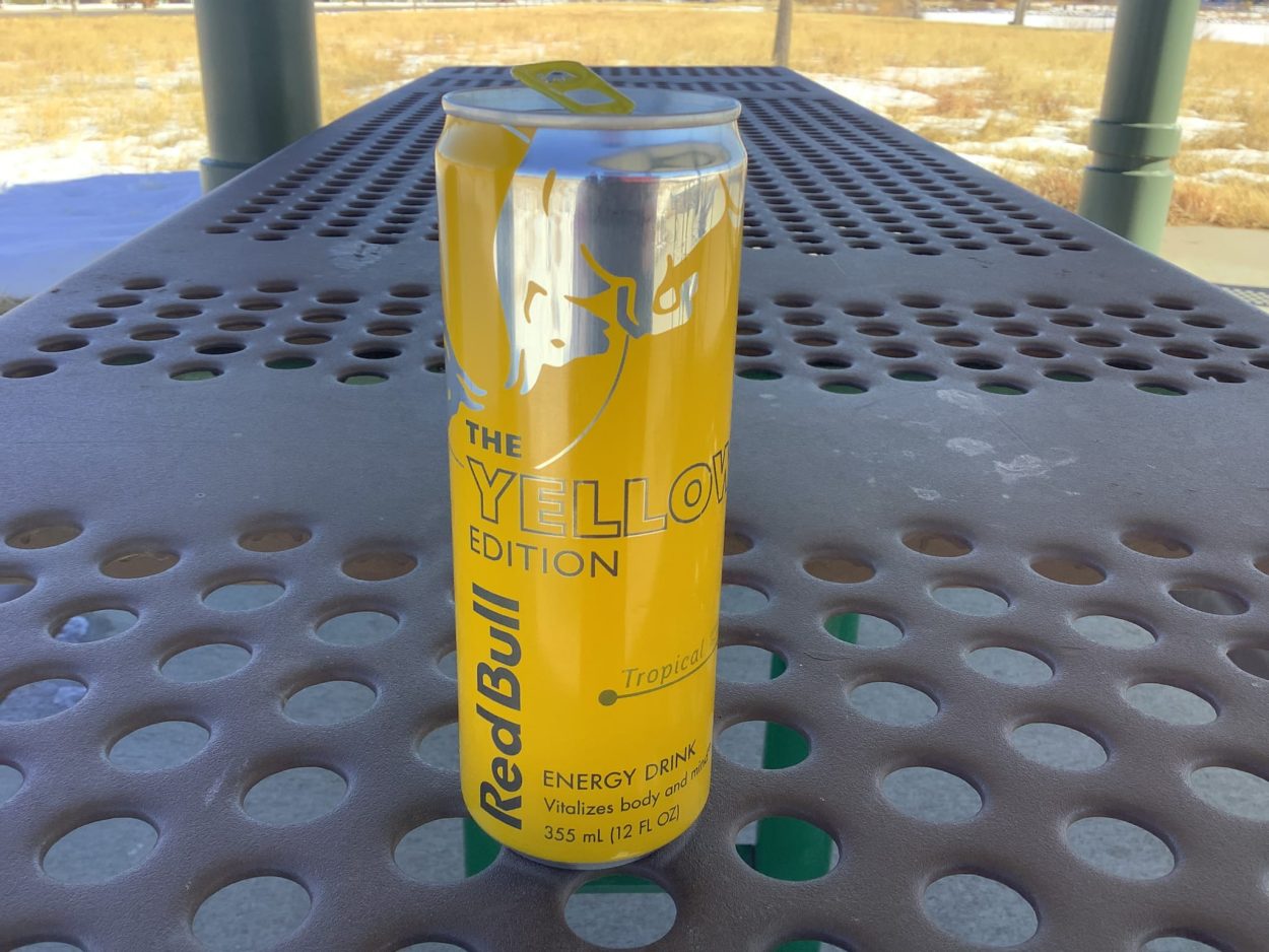 Redbull Yellow Edition energy drink