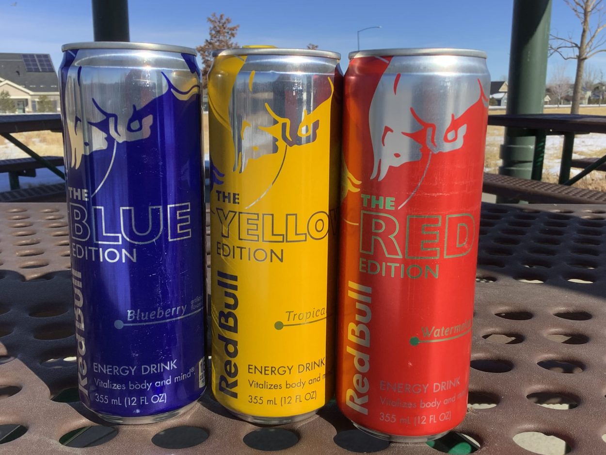 Popular flavors of Red Bull