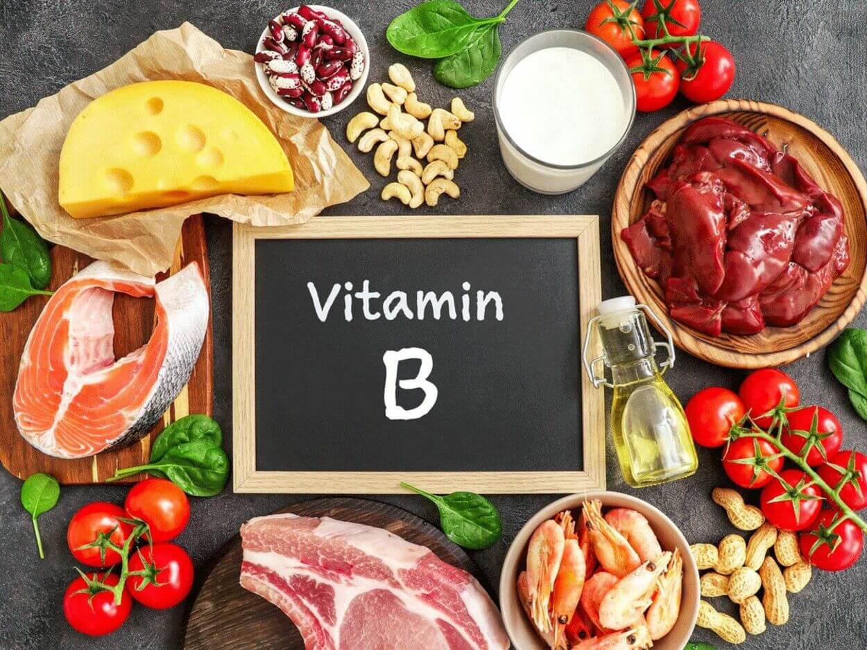 Image depicting vitamin B sources.