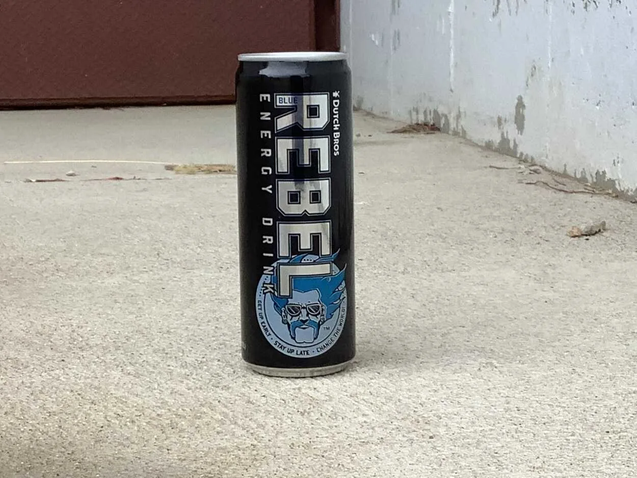Image of a can of Blue Rebel.
