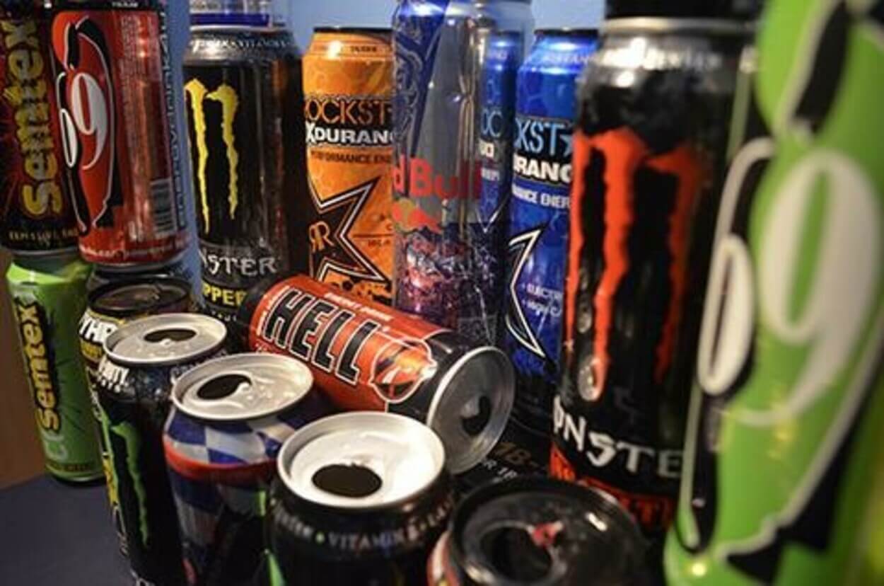 Image of energy drink cans.