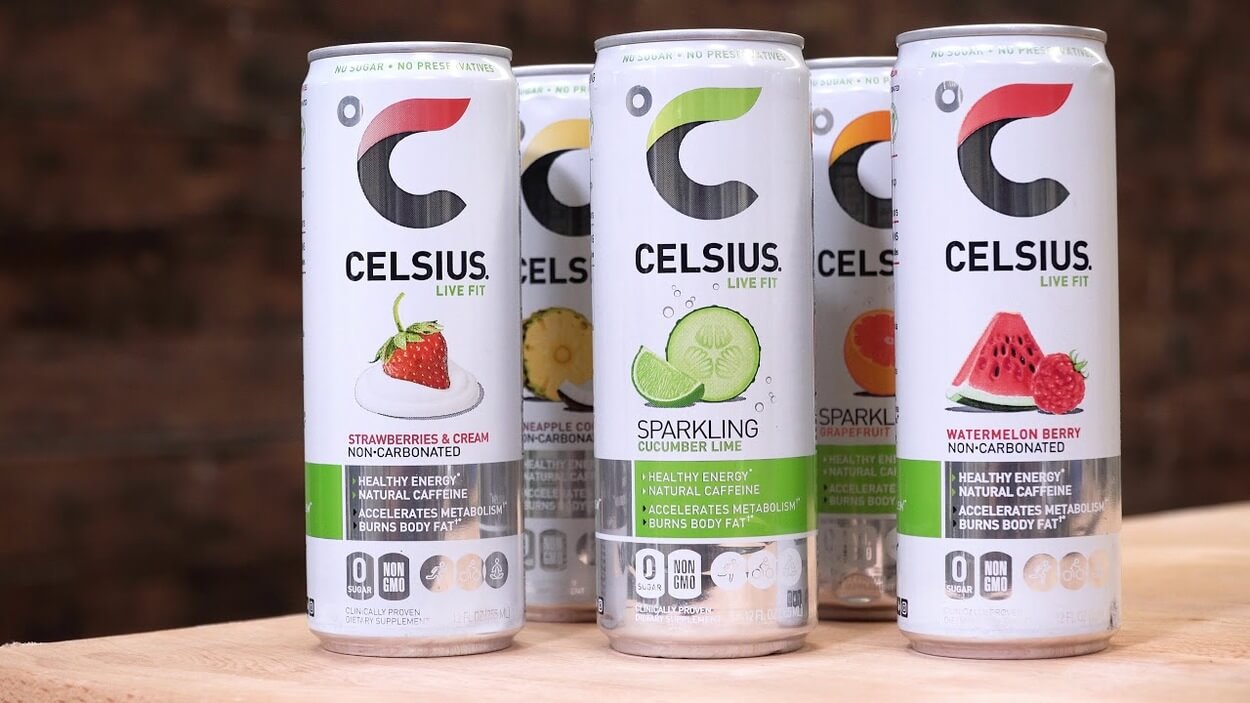Image of Celsius Energy drink.