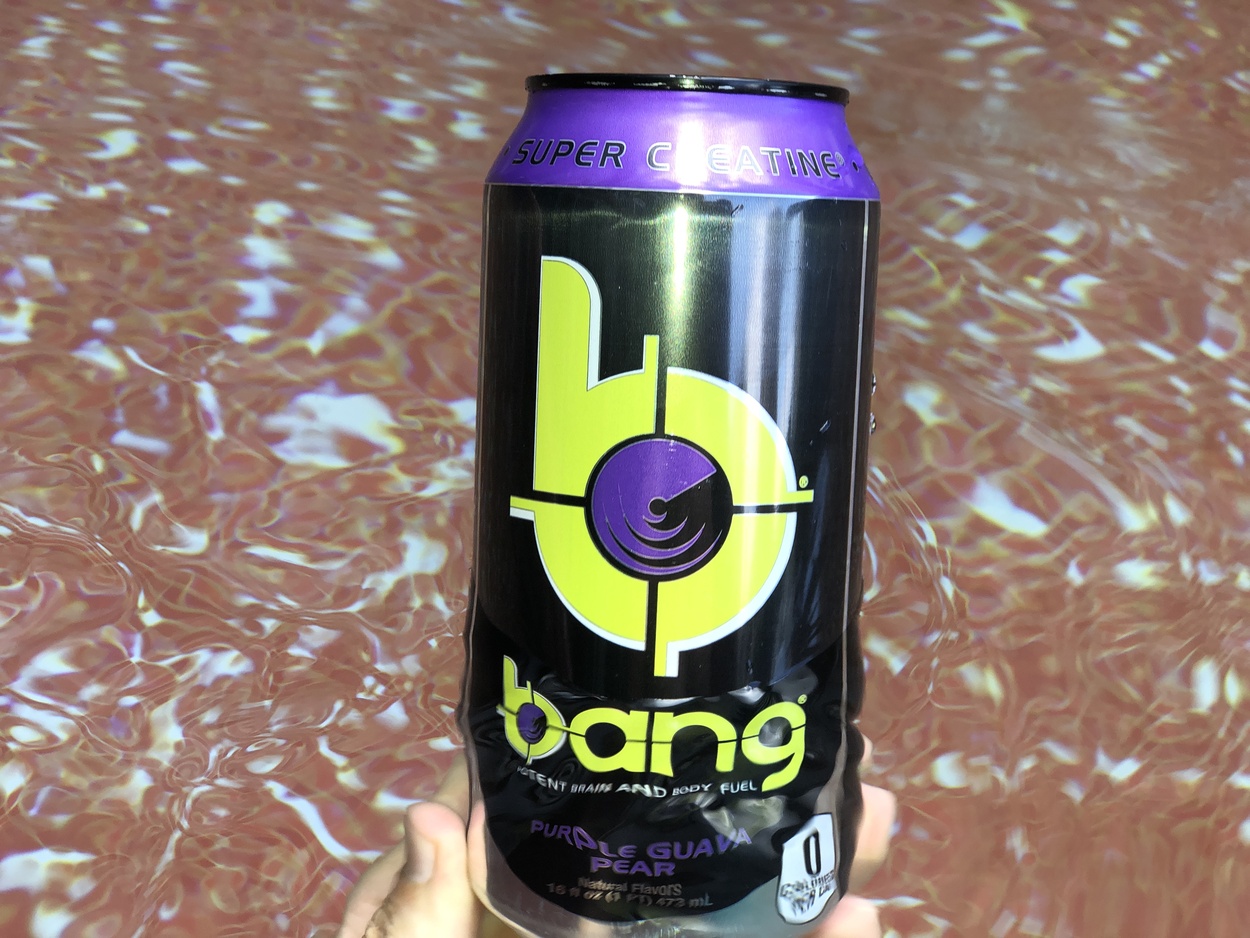 A can of Bang Energy.