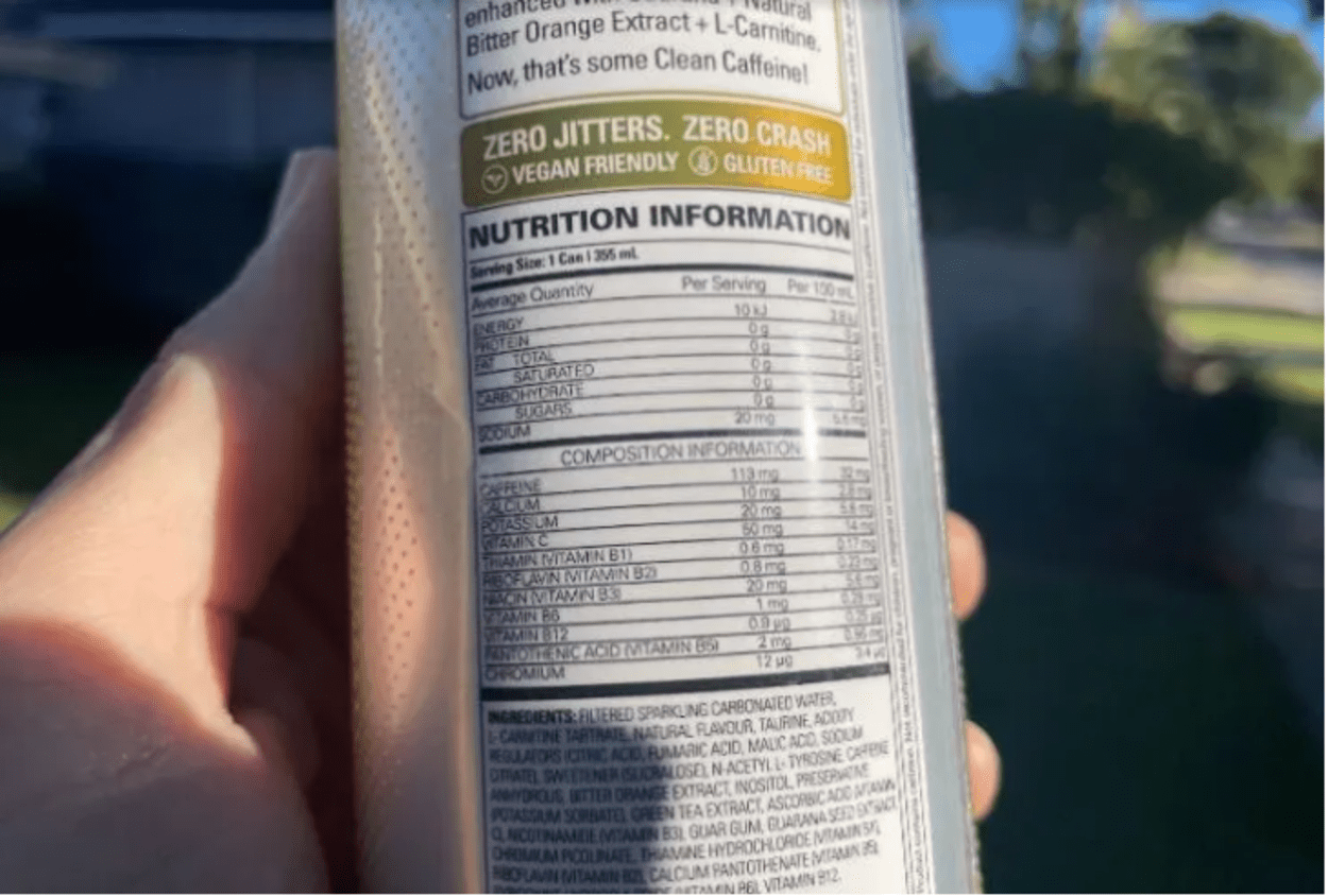 Oxyshred Ingredients and Nutrition Facts