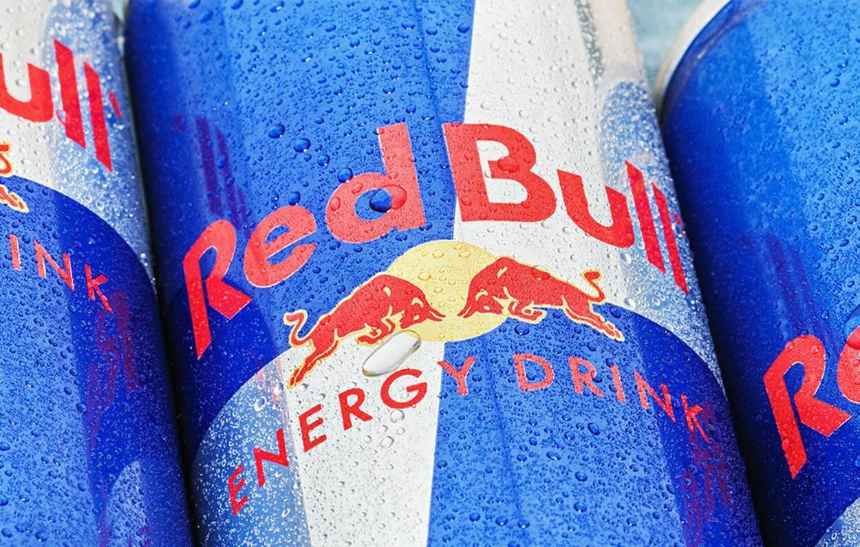 Red Bull energy drink contains caffeine that may cause uneasiness